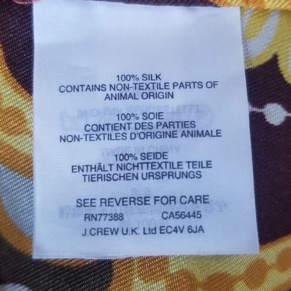 J. CREW 100% Silk Twill Darwin Sleeveless Ruffle Bib Back Button Top 8 Petite - Picture 5 of 5